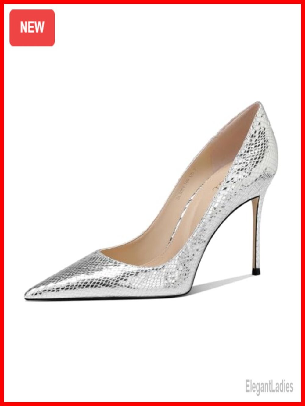 Pointed Toe Stiletto Heel Closed Toe Pumps for Women Formal Dress